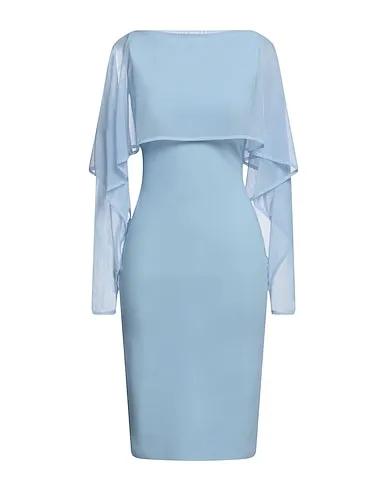 Sky blue Synthetic fabric Midi dress