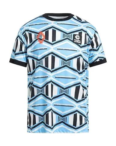 Sky blue Synthetic fabric T-shirt
