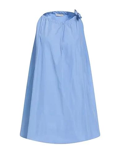 Sky blue Taffeta Short dress