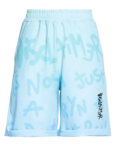 Sky blue Techno fabric Shorts & Bermuda
