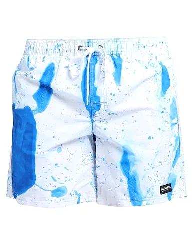 Sky blue Techno fabric Swim shorts