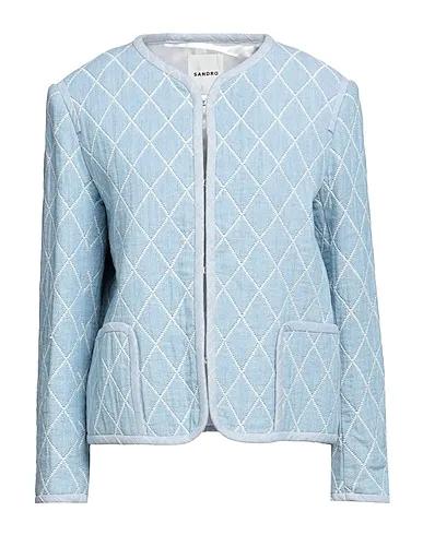 Sky blue Tweed Jacket