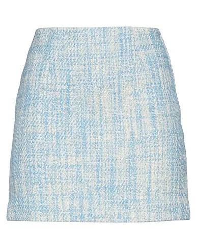 Sky blue Tweed Mini skirt