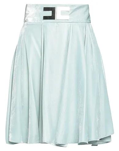 Sky blue Velvet Mini skirt