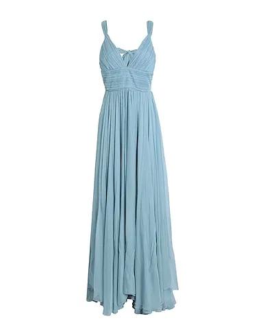 Sky blue Voile Long dress