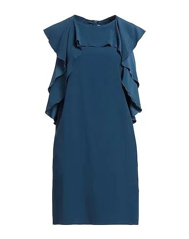 Slate blue Cady Short dress