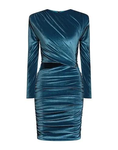 Slate blue Chenille Short dress