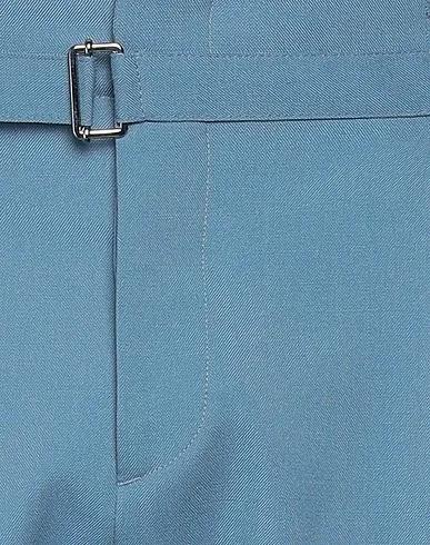 Slate blue Cool wool Casual pants