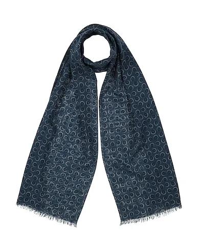 Slate blue Cool wool Scarves and foulards