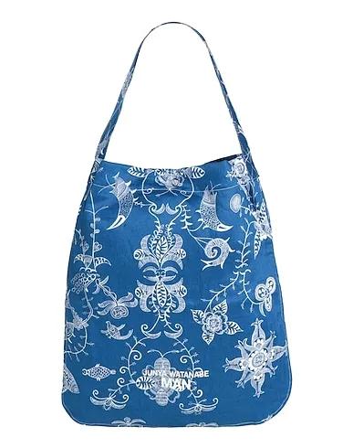 Slate blue Cotton twill Handbag