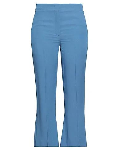 Slate blue Crêpe Casual pants