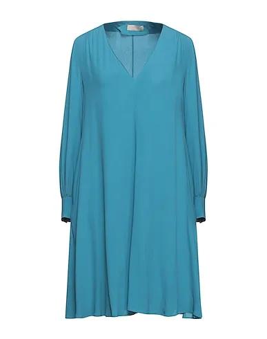 Slate blue Crêpe Midi dress