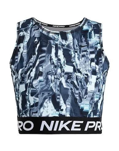 Slate blue Crop top Nike Pro Dri-FIT Women's Printed Tank
