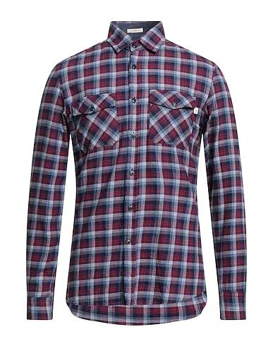 Slate blue Flannel Checked shirt