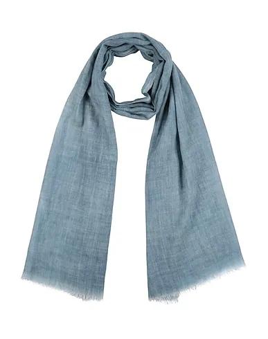 Slate blue Flannel Scarves and foulards