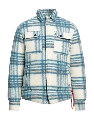 Slate blue Flannel Shell  jacket