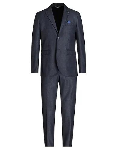 Slate blue Flannel Suits