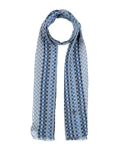Slate blue Gauze Scarves and foulards