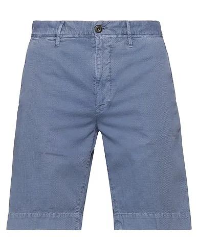 Slate blue Jacquard Shorts & Bermuda