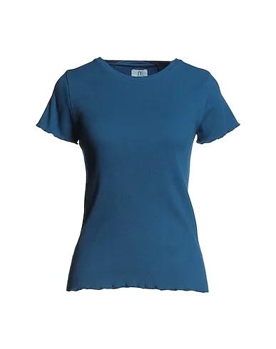 Slate blue Jersey Basic T-shirt ARTEMISIA