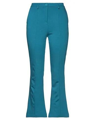 Slate blue Jersey Cropped pants & culottes