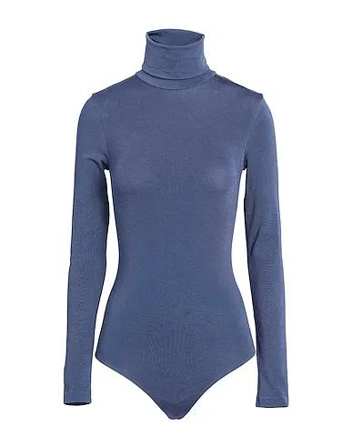 Slate blue Jersey Lingerie bodysuit COLORADO STRING BODY
