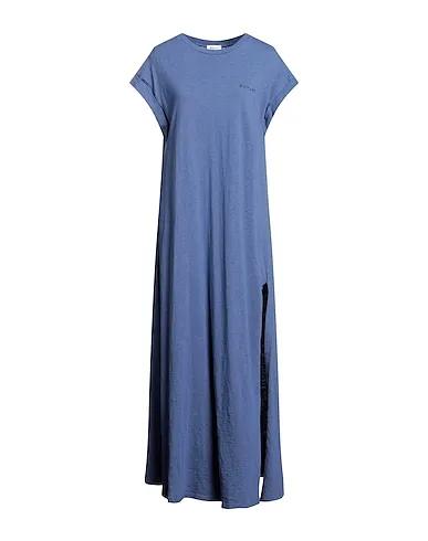 Slate blue Jersey Long dress