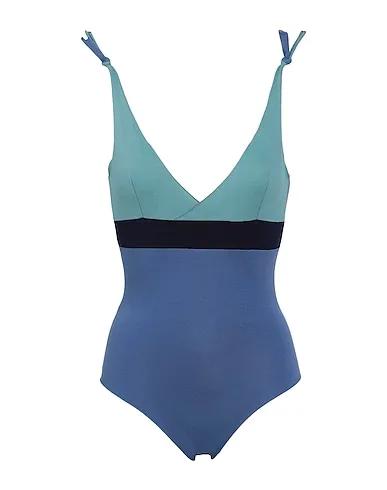 Slate blue Jersey One-piece swimsuits