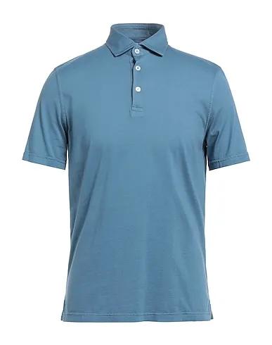 Slate blue Jersey Polo shirt