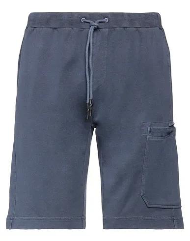Slate blue Jersey Shorts & Bermuda
