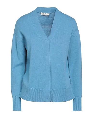 Slate blue Knitted Cardigan
