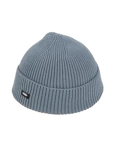 Slate blue Knitted Hat POST SHALLOW CUFF BEANIE
