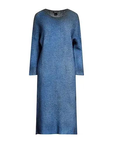 Slate blue Knitted Long dress