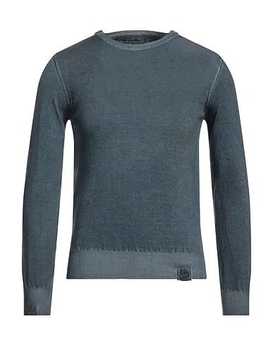 Slate blue Knitted Sweater