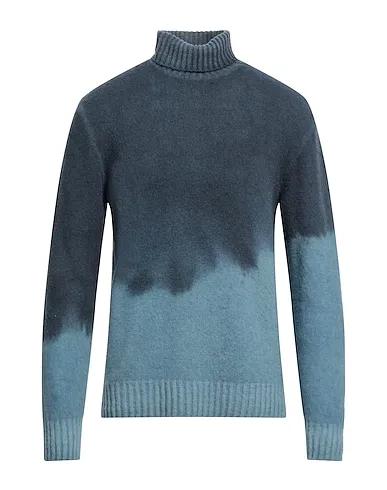 Slate blue Knitted Turtleneck