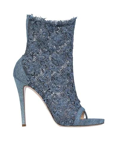 Slate blue Lace Ankle boot