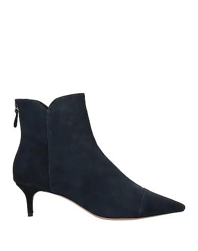 Slate blue Leather Ankle boot