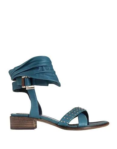 Slate blue Leather Sandals