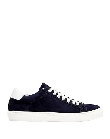 Slate blue Leather Sneakers NABUK LEATHER LOW-TOP SNEAKERS
