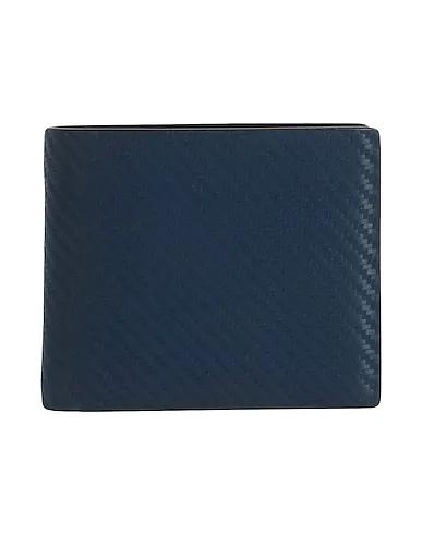 Slate blue Leather Wallet