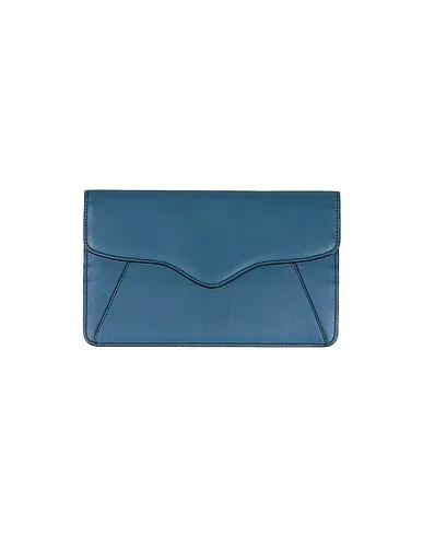 Slate blue Leather Wallet