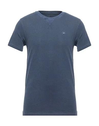 Slate blue Piqué T-shirt