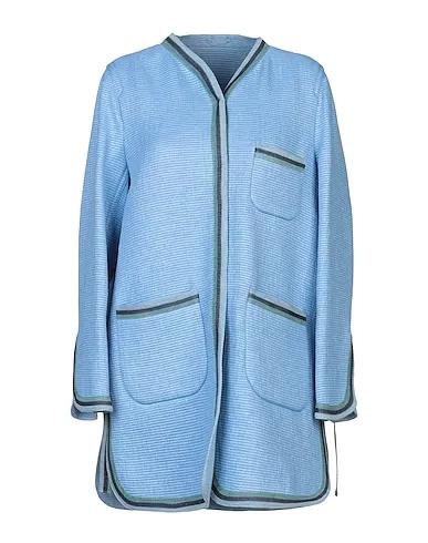 Slate blue Plain weave Coat