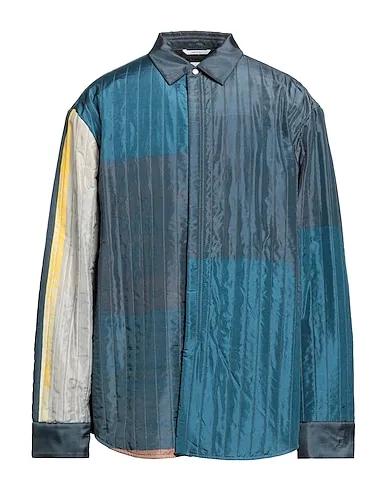 Slate blue Plain weave Coat
