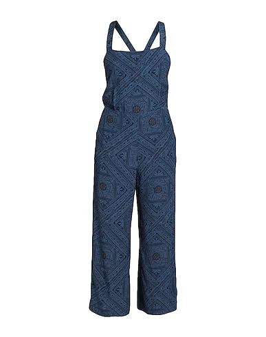 Slate blue Plain weave Jumpsuit/one piece