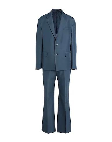 Slate blue Plain weave Suits