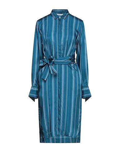 Slate blue Satin Short dress