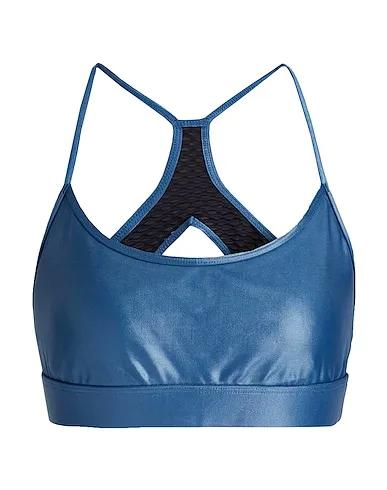 Slate blue Synthetic fabric Crop top