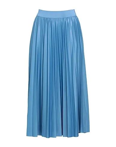 Slate blue Synthetic fabric Midi skirt