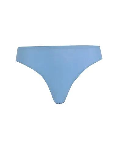 Slate blue Synthetic fabric Thongs